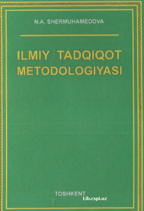 ILMIY TADQIQOT METODOLOGIYASI