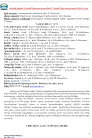 ARALASH TA'LIMNING PEDAGOGIK ASOSLARI