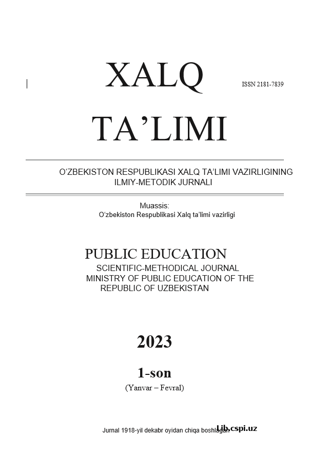 IMKONIYATI CHEKLANGAN BOLALAR TA’LIMIDAGI MUAMMOLAR VA YECHIMLARI