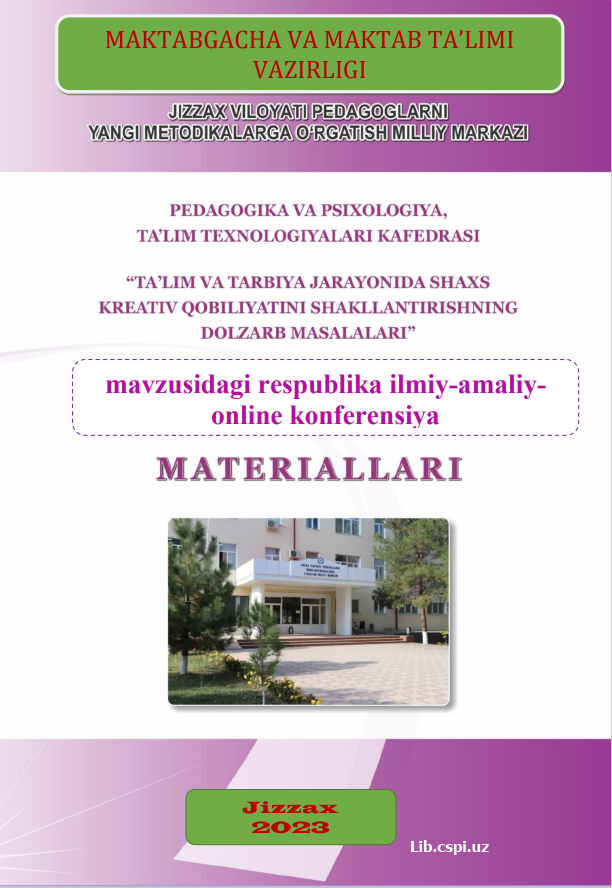 INDIVIDUAL TA’LIM: MAQSAD VA VOSITALAR BALANSI