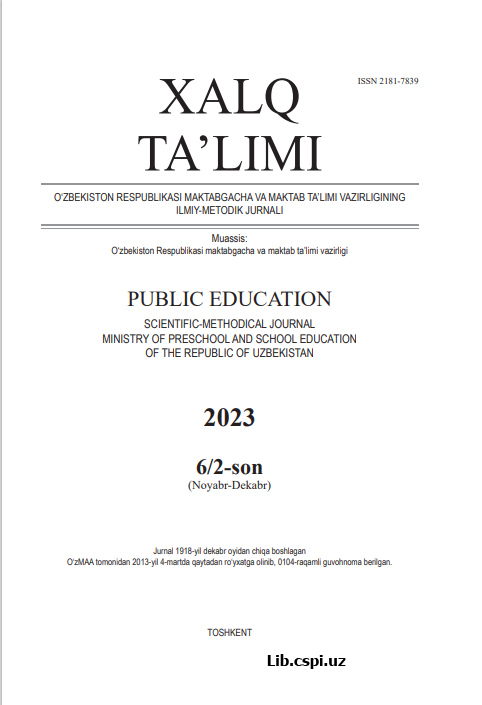 TA’LIM KLASTERI MUHITIDA TALABALARDA TADQIQOTCHILIK FAOLIYATINI BOSHQARISHNING METODIK ASOSLARI