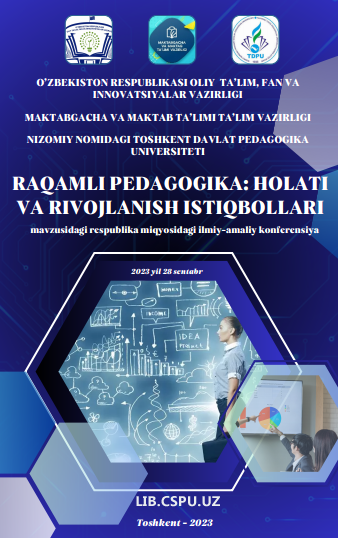 INDIVIDUAL YONDASHUV ASOSIDA O‘QUVCHILARDA RAQAMLI  O‘RGANISH KO‘NIKMLARINI SHAKLLANTIRISH