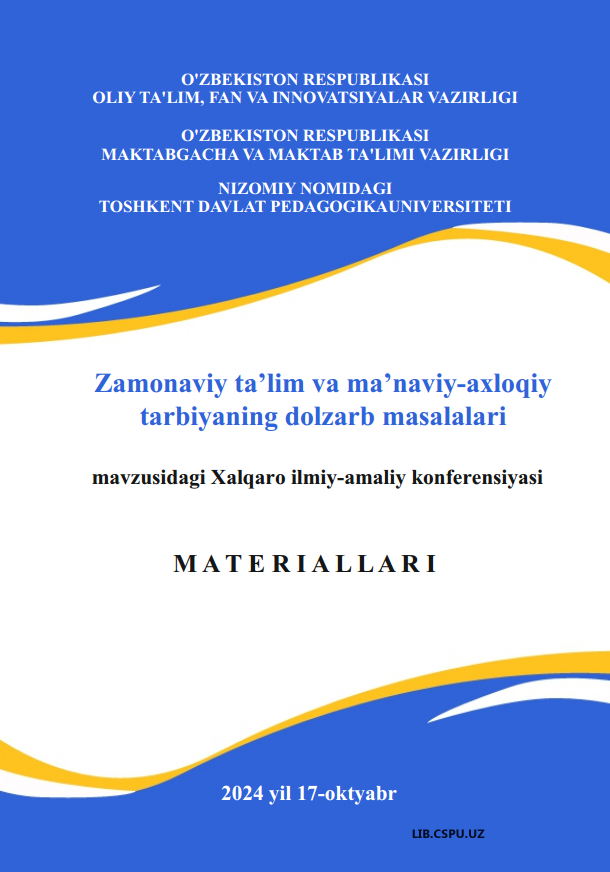 PEDAGOGIK OLIY TA’LIM MUASSASALARI MAKTABGACHA  TA’LIM T