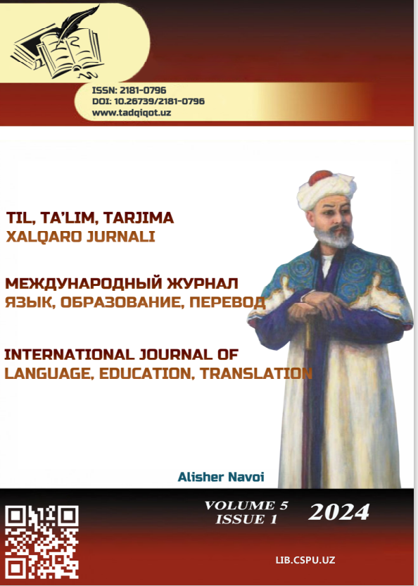 KAUZATIV MUNOSABATNING FE'LLARDA IFODALANISHI