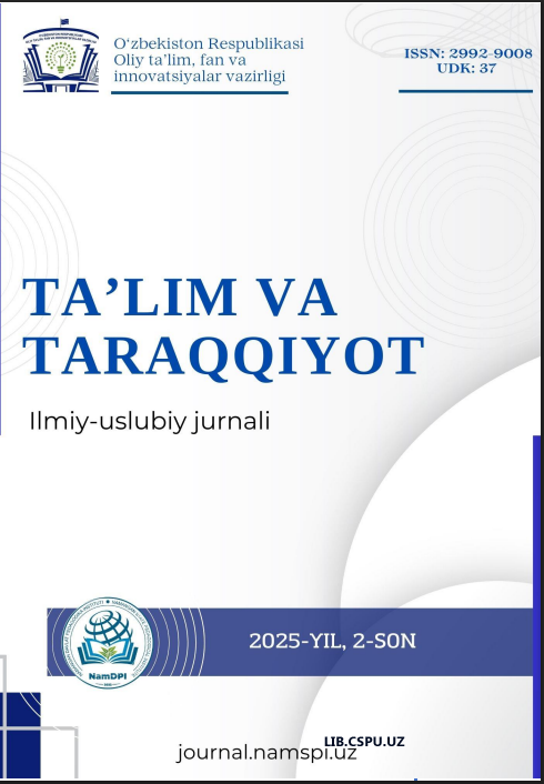 OILAVIY-QO‘SHNICHILIK JAMIYATIDA TARBIYAVIY ISHLARNI TIZIMLI RIVOJLANTIRISHNING METODOLOGIK ASOSLARI