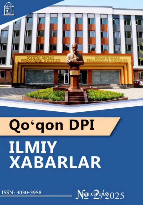 "YASHIL" KIMYO - BARQAROR TARAQQIYOT TA’LIMI TUSHUNCHALARINI UYG`UNLIKDA O`QITISH MASALALARI